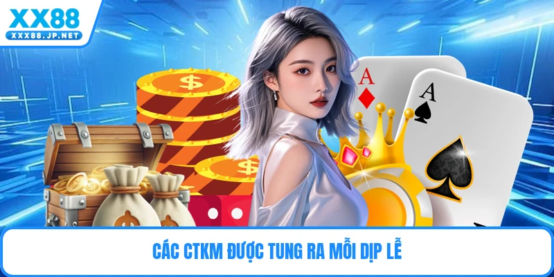 Các CTKM được tung ra mỗi dịp lễ
