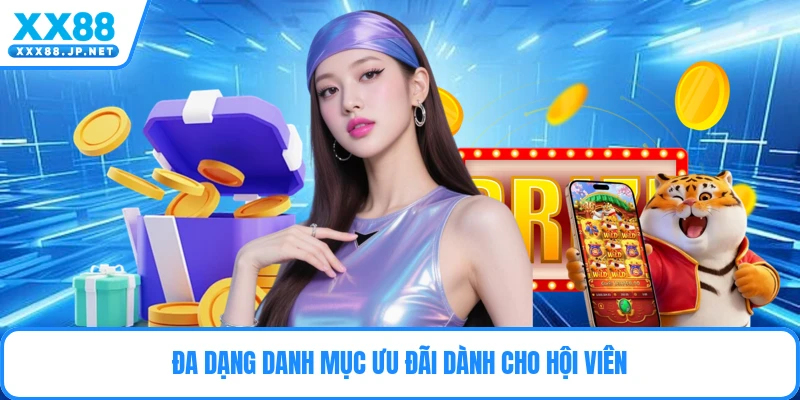 Đa dạng danh mục ưu đãi dành cho hội viên