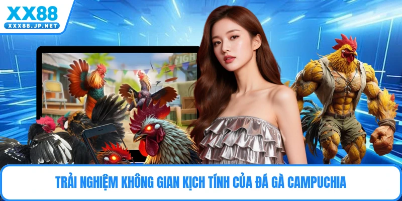 Trải nghiệm không gian kịch tính của đá gà Campuchia